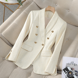 Tùy Chỉnh Handmade Nút Duy Nhất Của Phụ Nữ Kinh Doanh Phù Hợp Với Phụ Nữ Thời Trang Tuxedo Thiết Kế Cộng Với Kích Thước Tính Năng Đôi Ngực Đóng Cửa Loại - Product Image 3