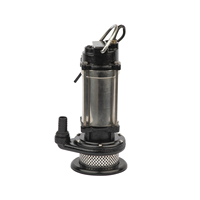 Pompes à eau submersibles à simple étage personnalisées de 0,33 CV pour puits