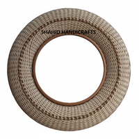 Nouveau design, miroir mural rond de style traditionnel de luxe, fait main en fer/rotin, écologique, pour mariage, bar mitzvah, décoration de la maison