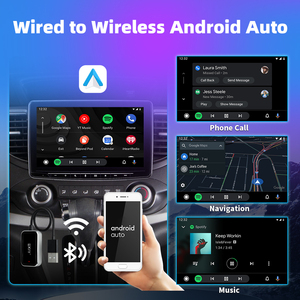 EKIY con cable a <span class=keywords><strong>Carpay</strong></span> inalámbrico Mini adaptador Bluetooth para Radio de coche con caja de Carplay con cable Carplay inalámbrico Android Auto AI Box - Product Image 3