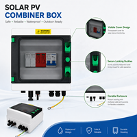 Boîtier de Combinaison Solaire Photovoltaïque 1 Entrée 1 Sortie 1 Chaîne 600V CC IP65 20A avec Fusible MCB SPD pour Système Photovoltaïque Connecté au Réseau sur Toit Xiangou Electric OEM/ODM