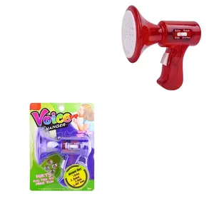 Groothandel Kinderen Verjaardag Dag Gift Plastic Speelgoed Voice Changer Handheld Hoorn Luidspreker Megafoon Speelgoed