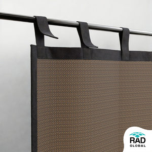 See Through Outdoor Curtain Japanese Brown for Rain Protection Natural Light Flow and Modern Balcony Privacy - Product Image 6