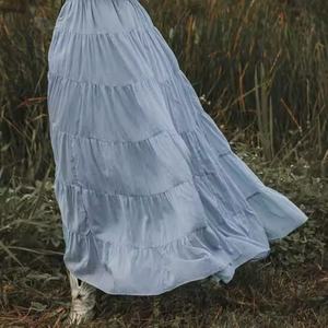 Vestidos de Otoño de Nuevo Diseño para Mujer, Vestidos Casuales Elegantes y Modestos, Vestido de Lino sin Mangas de Alta Calidad para la Noche - Product Image 6