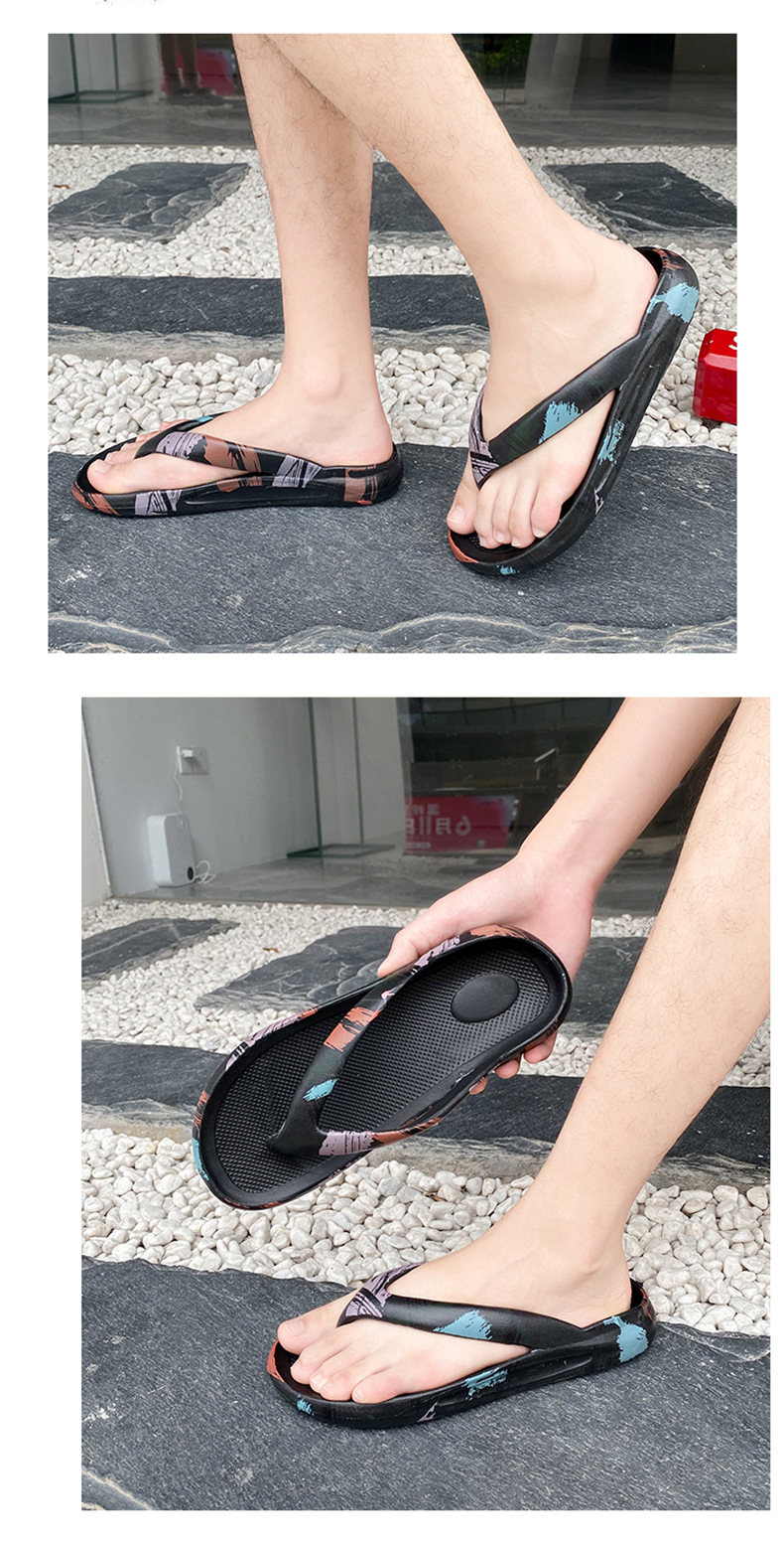 OEM Flipflops Custom Logo Men EVA Casual Slippers Soft Women Flip Flops