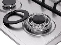 Cuisinière électrique et à gaz en acier inoxydable de haute qualité puissante pour l'allumage électronique de l'utilisation de camping-car domestique en plein air