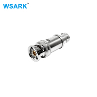 Adaptador BNC Triaxial Macho a BNC Triaxial Hembra, Coaxial RF para Transmisión de Señal de Video, Precio de Fábrica, en Stock