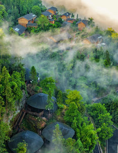 Maison en bois modulaire préfabriquée, chalet en rondins avec terrasse et piscine, maison de luxe en bois, lodge, mini-resort, séjour, bungalow - Product Image 2