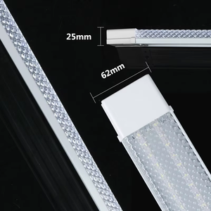 72 wát LED tuyến tính ánh sáng với thanh lọc đèn và lăng trụ khuếch tán nhựa pha lê Bìa Batten Ống - Product Image 6