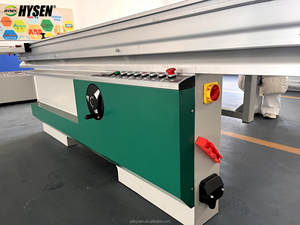 Sierra de mesa deslizante de precisión HYSEN de 45-90 grados con guía de <span class=keywords><strong>inglete</strong></span> <span class=keywords><strong>para</strong></span> corte de tableros laminados y <span class=keywords><strong>madera</strong></span> - Product Image 5