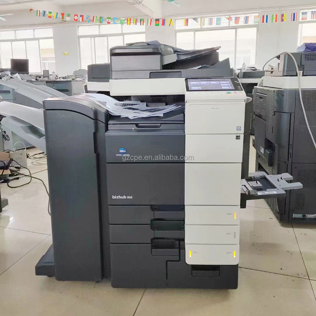 Refurbished High Quality Black White Photocopy Machine 958 for Konica Minolta Bizhub B958Photocopier A3 Max Print Area Fax
