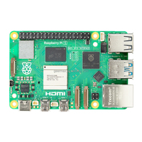 Raspberry Pi 5 1 Go LPDDR4X-4267 SDRAM BCM2712 2,4 GHz Quad-core 64 bits A76 CPU VideoCore VII GPU Double 4Kp60 Raspberry Pi5 1 Go de RAM