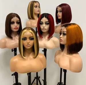 Cabello Humano Virgen Vietnamita con Cierre, Liso, con Encaje Suizo para Mujer Negra, Cabello Peruano - Product Image 3