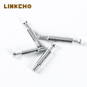 Đồ nội thất phần cứng M6 Cam chốt khóa nhỏ vít kết nối kẽm mạ nhà bếp phòng tắm Tủ phù hợp kết nối Bolt NUT - Product Image 2