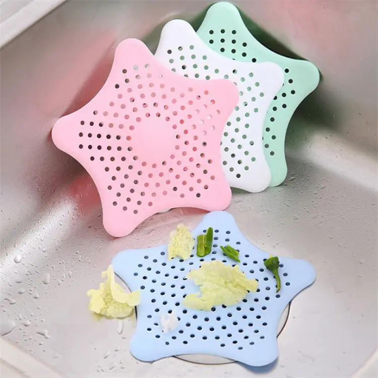 Sink Strainer Universal Anti-clogging Bathroom Floor Drain Cover Shower Drain Hair Catcher Stopper Household Kitchen Sink Filter