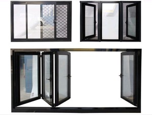 Puerta Plegable Acordeón Deslizante Bifacial <span class=keywords><strong>de</strong></span> Aluminio con Doble Acristalamiento TOMA AS2047, Diseño Moderno para Hotel y Restaurante - Product Image 6