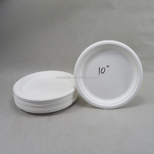 Eco-Friendly Biodegradable Disposable Sugarcane Bagasse Round <strong>Plate</strong> <strong>Back</strong> to School Fish Dish Pattern for Food Serving - Product Image 2
