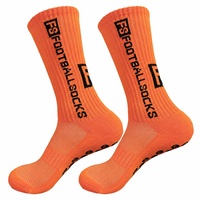 Chaussettes de sport antidérapantes personnalisées avec grip en silicone pour l'entraînement et les matchs de football
