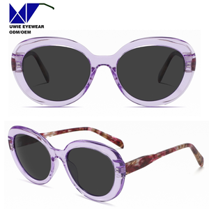 Gafas de Sol con Montura Completa de Acetato Ligero, Tamaño 52-18-146, Forma Ovalada, Logotipo de Color Personalizable, Lentes TAC UV400, las Mejores - Product Image 3
