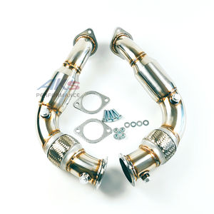 ماسورة العادم الرياضية Downpipe من AKS لسيارات BMW بمحرك N63 سعة 4.4T للفئات 550i و 650i و 750i و X5 و X6 - Product Image 3