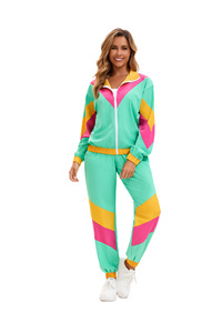 Costumes décontractés hippies pour couples, tenues vintage rock cosplay, grandes tailles pour hommes et femmes, vêtements disco respirants pour Halloween - Product Image 3