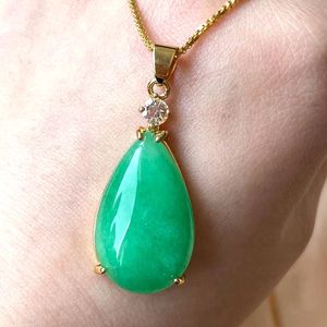 สร้อยคอเต่า, จี้เต่าหยก, จี้เต่าหยกสีเขียวสวยงาม อายุยืนยาว ประดับทอง 18K ขายดี - Product Image 5