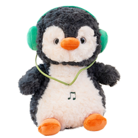 Lindo pingüino Musical juguete de peluche divertido pingüino de peluche electrónico juguetes para niños