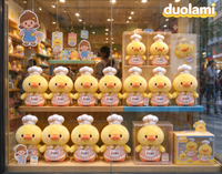 Peluche Canard de Dessin Animé Doux et Moelleux, Style Personnalisable pour Souvenir ou Décoration Intérieure