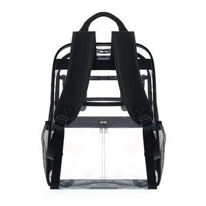 Pour <span class=keywords><strong>Amazon</strong></span> vente chaude femmes japonais à la mode PVC Transparent <span class=keywords><strong>sac</strong></span> à dos étanche fermeture éclair anti-éclaboussures natation gelée - Product Image 3