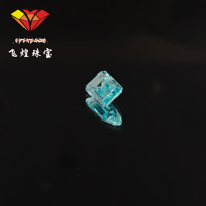 Feihuang Jewelrys Tormalina Paraba Coltivata in Laboratorio Premium 4x6 Rettangolare Taglio Ottagonale <span class=keywords><strong>Pietra</strong></span> Sciolta per Incastonatura Anello Cina - Product Image 3