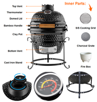 Neueste Custom Asadores Barba coa Carbon Komodo Kommerzielle Keramik Grill Grill Outdoor Outdoor Camping Grills Keramik Grill Kamado Xxl