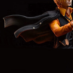 Juguetes de resina de PVC personalizados, sombrero de paja de juguete y acción de alta calidad, escena de batalla de la fuerza de tres guerras, figuras de Anime de una pieza Zoro <span class=keywords><strong>Sanji</strong></span> - Product Image 5