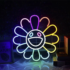 VST Enseigne au néon RVB personnalisable pour <span class=keywords><strong>café</strong></span>/chambre à coucher, décoration florale solaire - Product Image 4