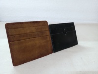 Porte-cartes en cuir verni sur mesure, style normcore/minimaliste, marque Conifer, pour cartes de visite, voyages, magasins, revente et cadeaux