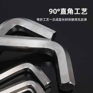 ชุดประแจหกเหลี่ยม Yonggong Tools ขนาด 3 มม.-12 มม. เมตริก 7 ชิ้น พร้อมกระเป๋าเก็บแบบ Oxford - Product Image 3