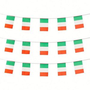 ธงสามเหลี่ยมเม็กซิกันแบบกำหนดเองขายส่งทำจากโพลีเอสเตอร์จากเม็กซิโก - Product Image 5