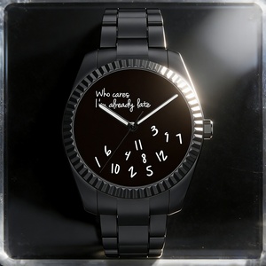 Montre à quartz pour homme, montre à quartz 3D, montre de sport décontractée pour homme, montre à quartz légère en plastique étanche - Product Image 5