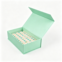 Boîte d'emballage personnalisée pour Mahjong, boîte cadeau magnétique avec insert et finitions sur mesure