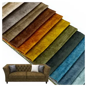 OKL25108 moderne ägyptische Vintage schlichte matte Samt klassische weiche Sofa Stoff Polyester für Heim textilien