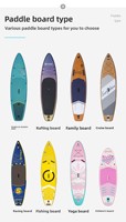 Planche à pagaie gonflable Lanke SUP en PVC, planche de surf, sports nautiques, planche à pagaie universelle, ensemble complet d'accessoires, gilet de sauvetage