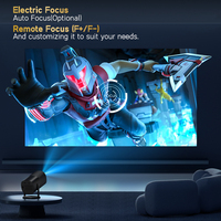Mini-projecteur vidéo intelligent F1 Power Seller, portable, petit, couleur noire, Wifi, nouveau, USB, 3D, mini-téléviseur, projecteur de données