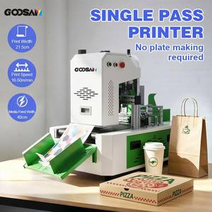 Imprimante numérique Goosam sans plateau pour tasses à café en papier, avec alimentation automatique, solution d'impression couleur <span class=keywords><strong>HP</strong></span> A3 A4, mini imprimante numérique à passage unique - Product Image 1