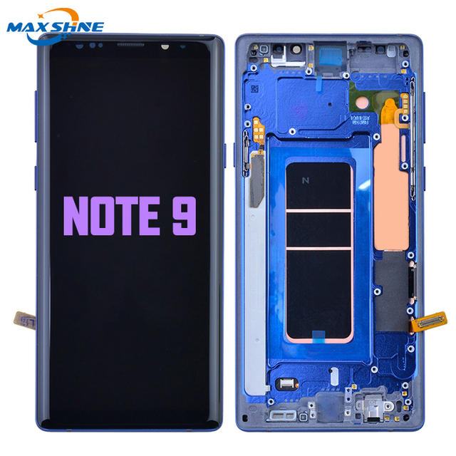 OLED Frame LCD Touch Display Screen for Samsung Galaxy Note 9 N960 Mobile Phone Digitizer LCD Replacements