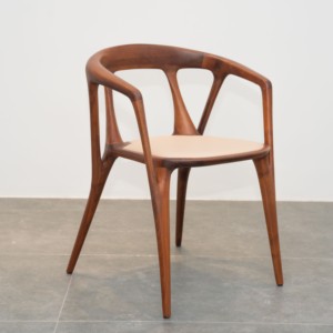 Elegante Silla de Comedor de Madera Estilo Italiano, Sillón con Respaldo Acolchado Suave, Múltiples Colores para Hogar, Restaurante, Hotel PISANO - Product Image 4