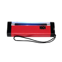 Détecteur UV rechargeable 3-en-1, lampe torche LED, mini-détecteur de billets LED, pointeur laser, briquet