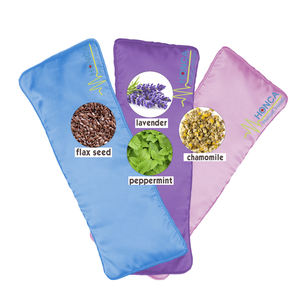 Masque de sommeil en herbes naturelles personnalisé avec logo, aromathérapie, pour les yeux secs, thérapie chaude et froide au micro-ondes, coussin pour les yeux lesté - Product Image 1