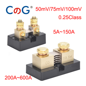 CG RS USA Type FL-15 Shnnt 500A 50mV Mounted Copper Current Measure 50MV 100MV Brass DC Shunt <strong>Electric</strong> Meter Resistance Shunt - Product Image 2
