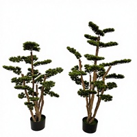 Arbre Bonsaï Artificiel en Plastique, Type Pin Aiguille, pour Décoration Maison, Mariage et Jardin - Vente en Gros