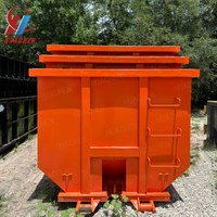 Personnalisation du commerce de gros 15-40 verges cubes conteneur à déchets empilable benne à roulettes avec haute performance
