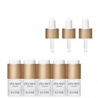 Ampoule liquide éclaircissante anti-rides Glycérine Vitamine C Niacinamide Or 24 carats Hydratant blanchissant Traitement des taches brunes Visage
